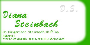 diana steinbach business card